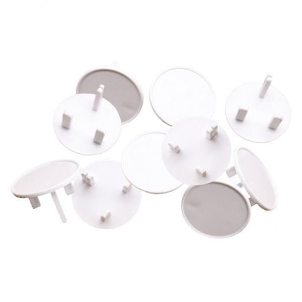 2x10pcs Socket Cover Baby Proof Electrical Power Outlets Plug Caps White