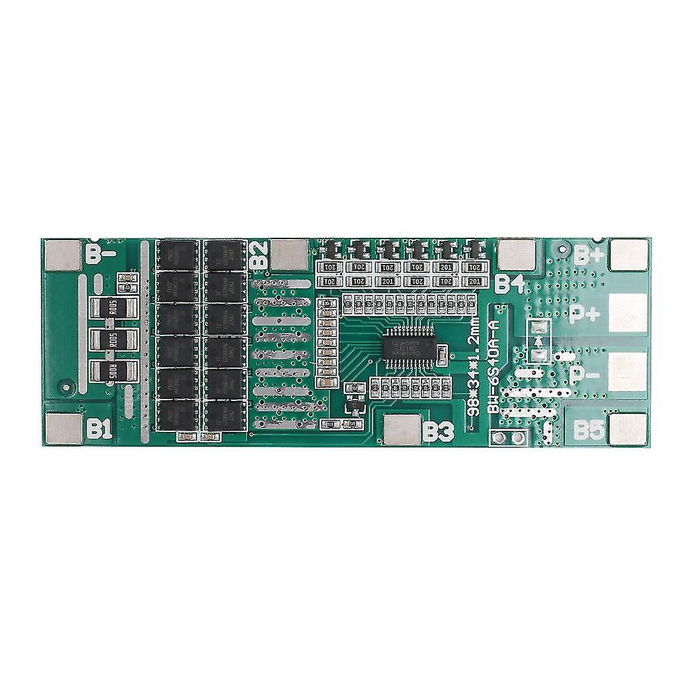 24v 6s 40a 18650 Li-ion Lithium Battery Proetect Board Solar Lighting Bms Pcb With Balance For Ebike Scooter Battery