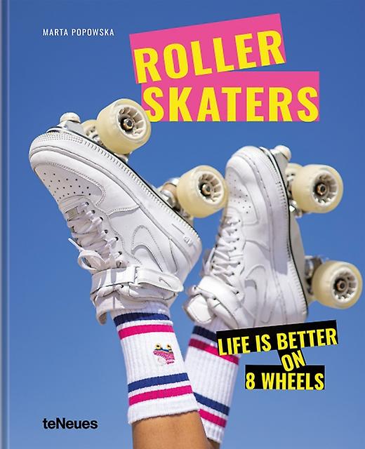 Rollerskaters by Marta Popowska Hardback Book