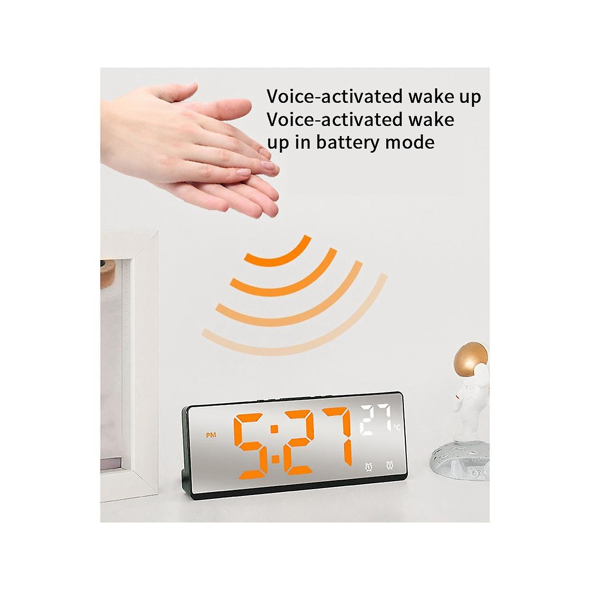 Multifunctional Electronic Clock Simple Multifunctional Big Screen Clock Alarm Clock Bedside Clock