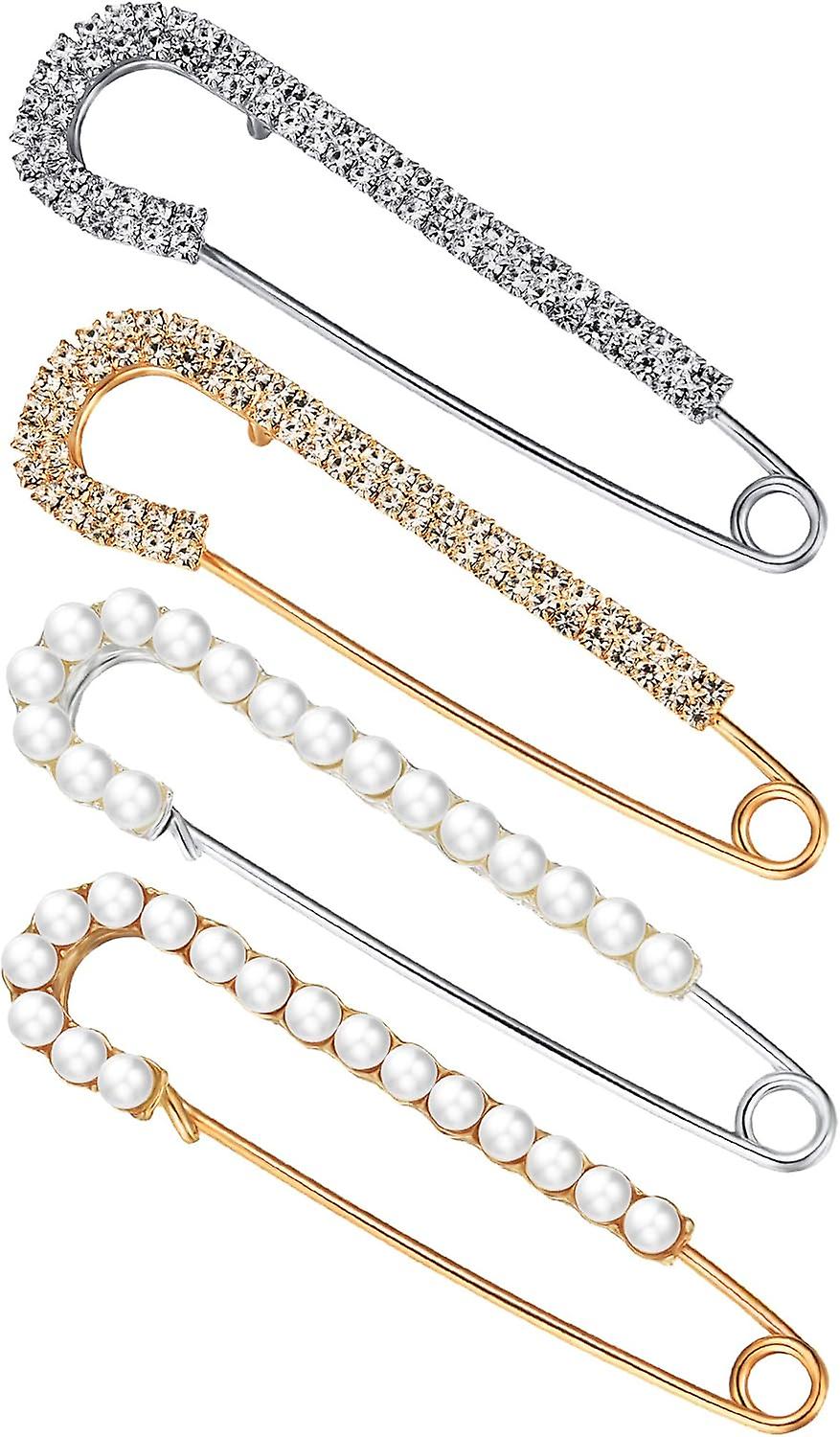 Tröja Sjalklämmor, Kristallbroscher