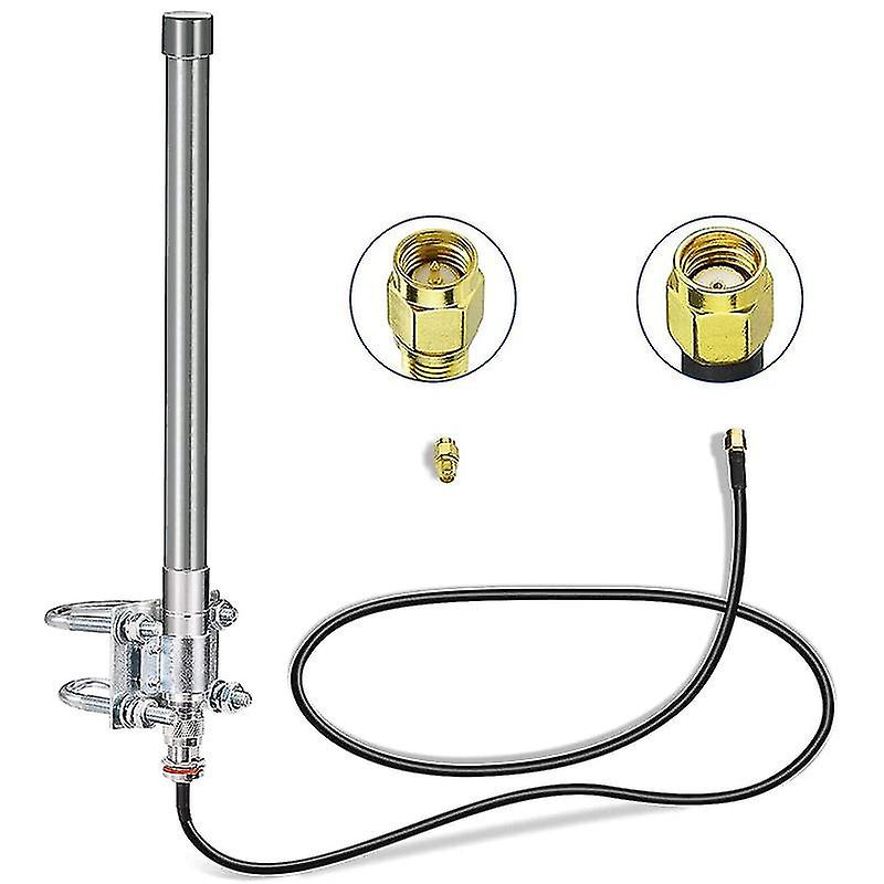 Gainfi LoRa Helium Bobcat Miner 300 antenne, 868 MHz (824 MHz-960 MHz) 4,5 dbi 15,7 inch LoRaWAN Omni-richtantenne met 50 Ohm SMA RG58 kabel, RP-SMA-adapter