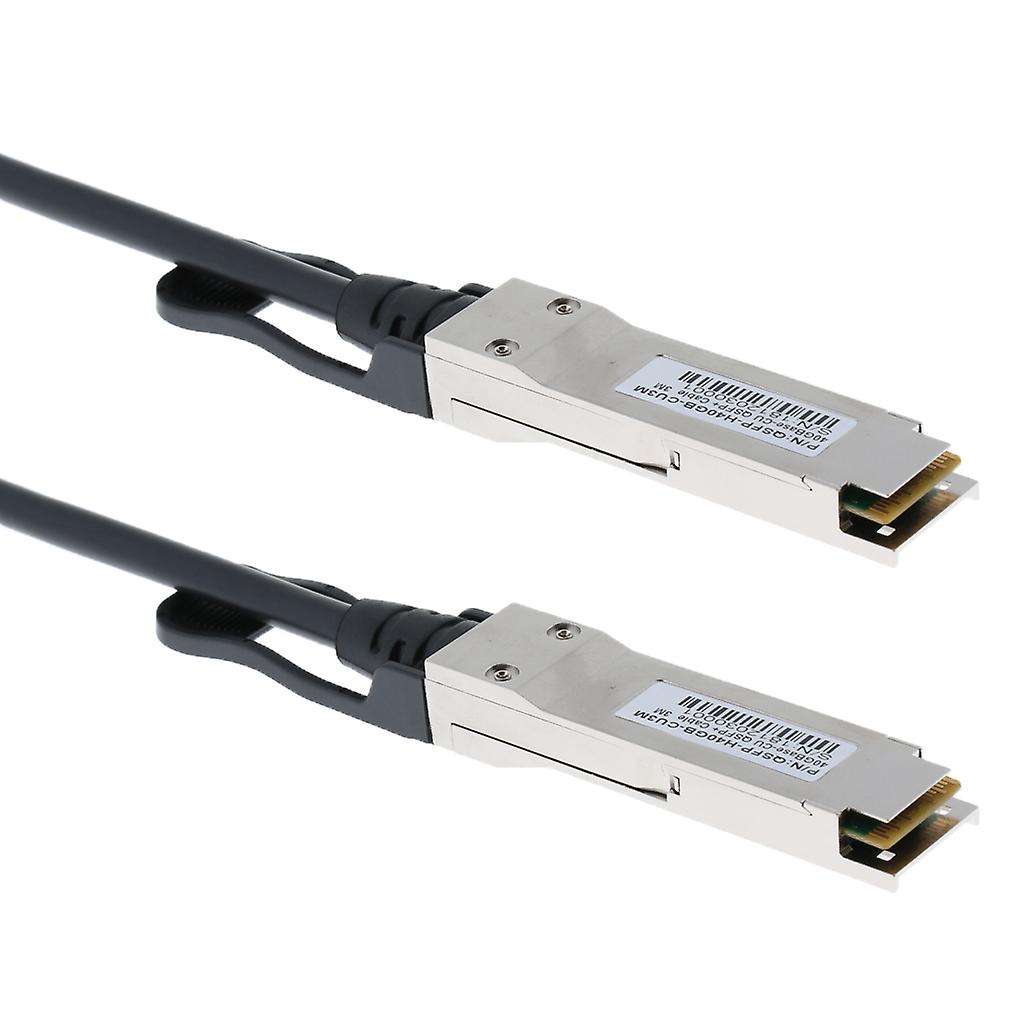 QSFP+ SFF-8436 Passive Direct Attach Cable 40Gbps Ethernet 30WAG 3 Meter