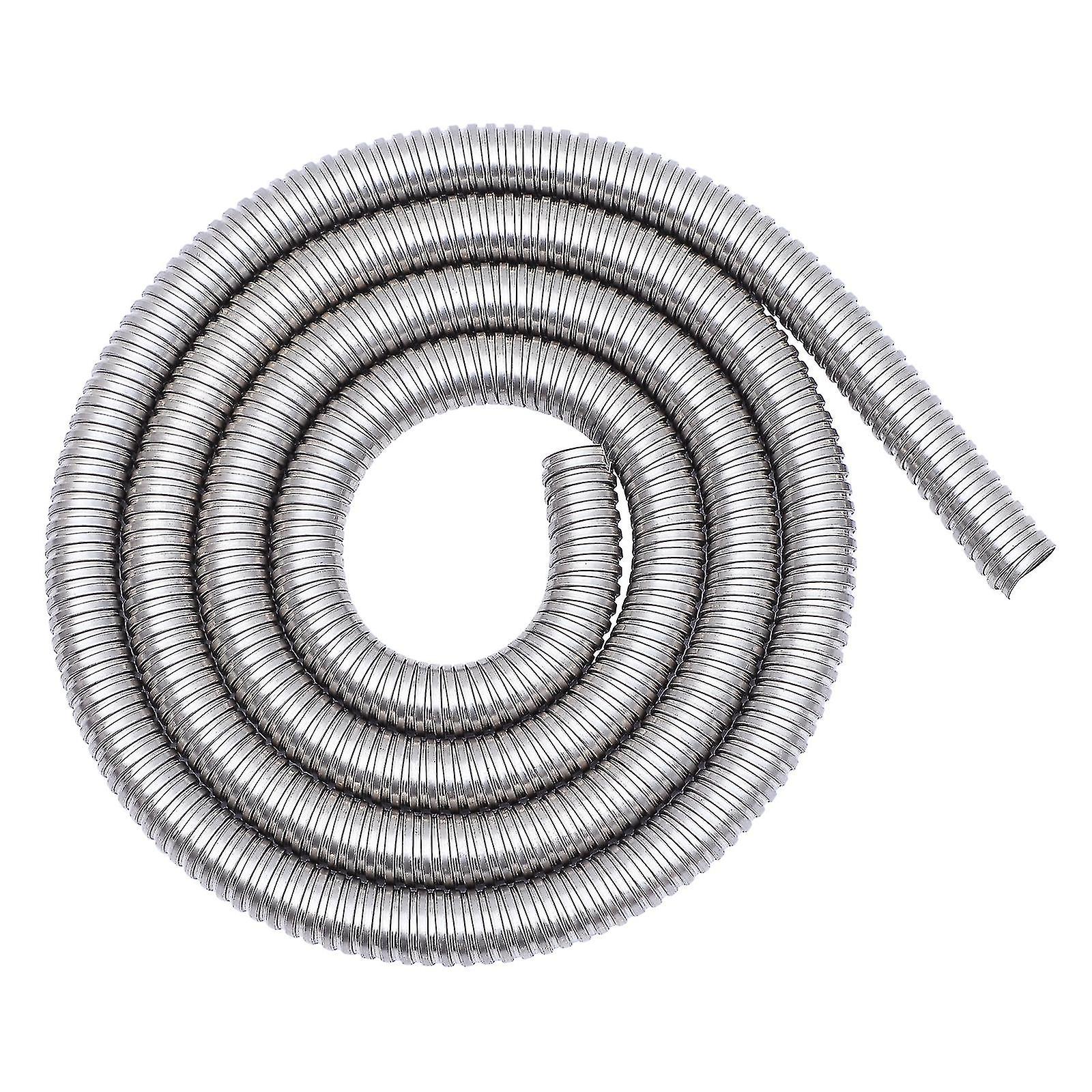 3m Stainless Steel Metal Threaded Hose Wire Cable Protector Cable Sleeve Pipe