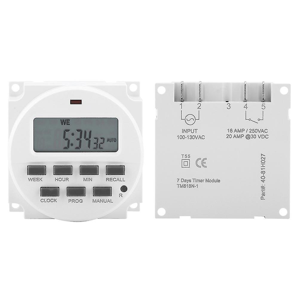 Digital Electric Durable Programmable Smart Control Switch Timer(110V)