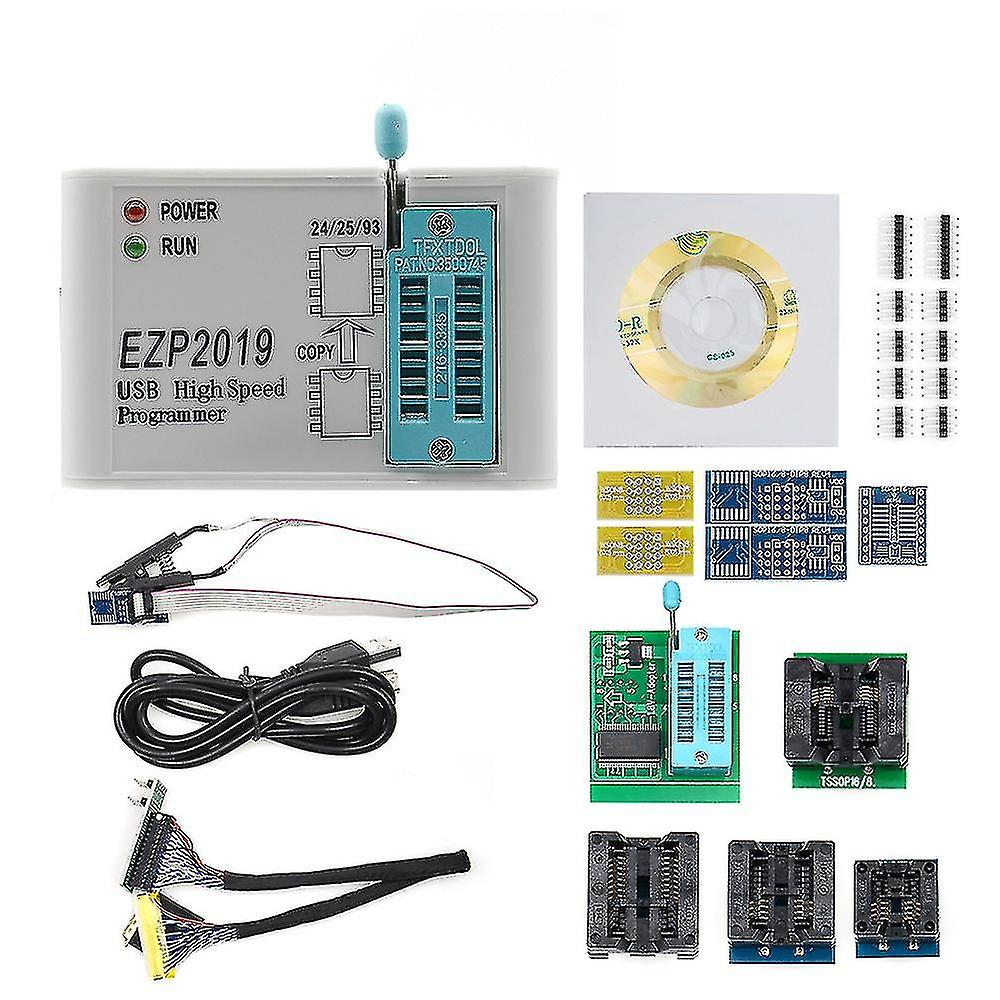Ezp2019 Usb Spi Programmer Ezp2019 Supports 24 25 93 Eeprom 25 Flash Bios Chip + 5 Socket