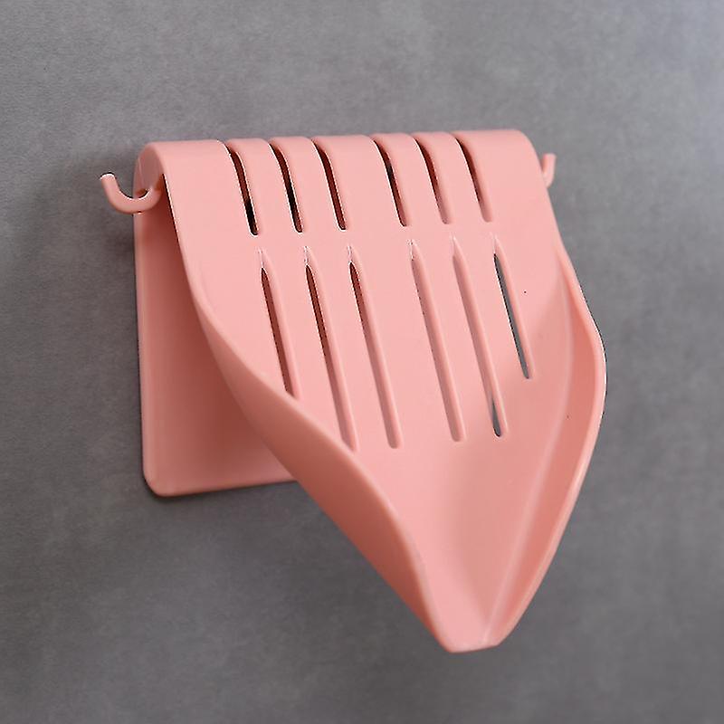 2pcs Dish Drain Box Suction Holder Bathroom Storage Box Shelf Hanging M