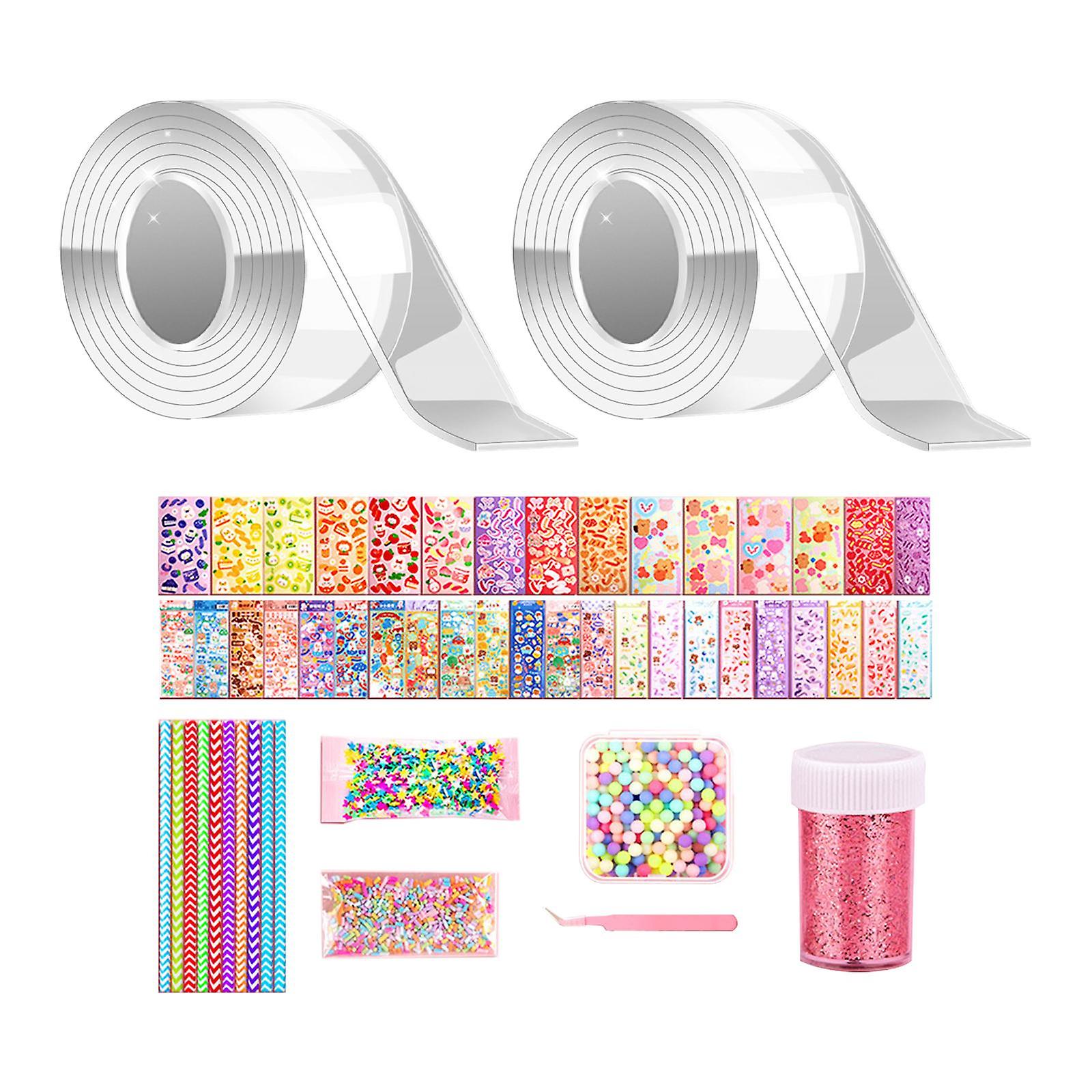 Blow Bubble Double Side Tape Réutilisable Creative Sticky Tape Enfants Sensory Toy Style A