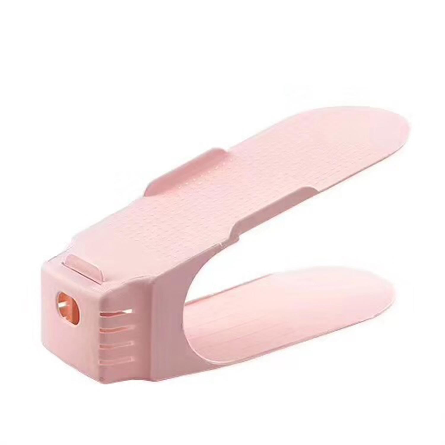 Adjustable Double-layer Shoe Rack Space-saving Storage Stand Shelf Organizer