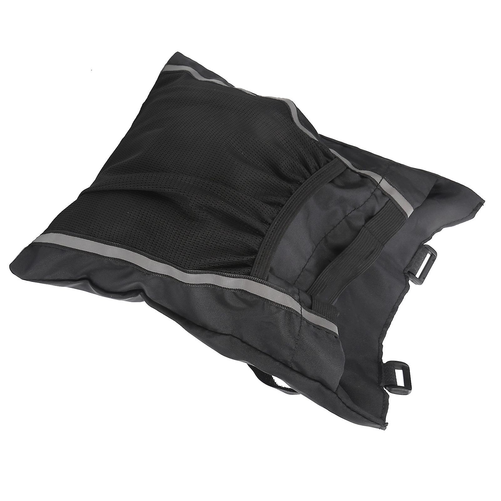 Multifunctional 150D Canvas Bicycle Handlebar Bag with Reflective Strap Bike AccessoryL