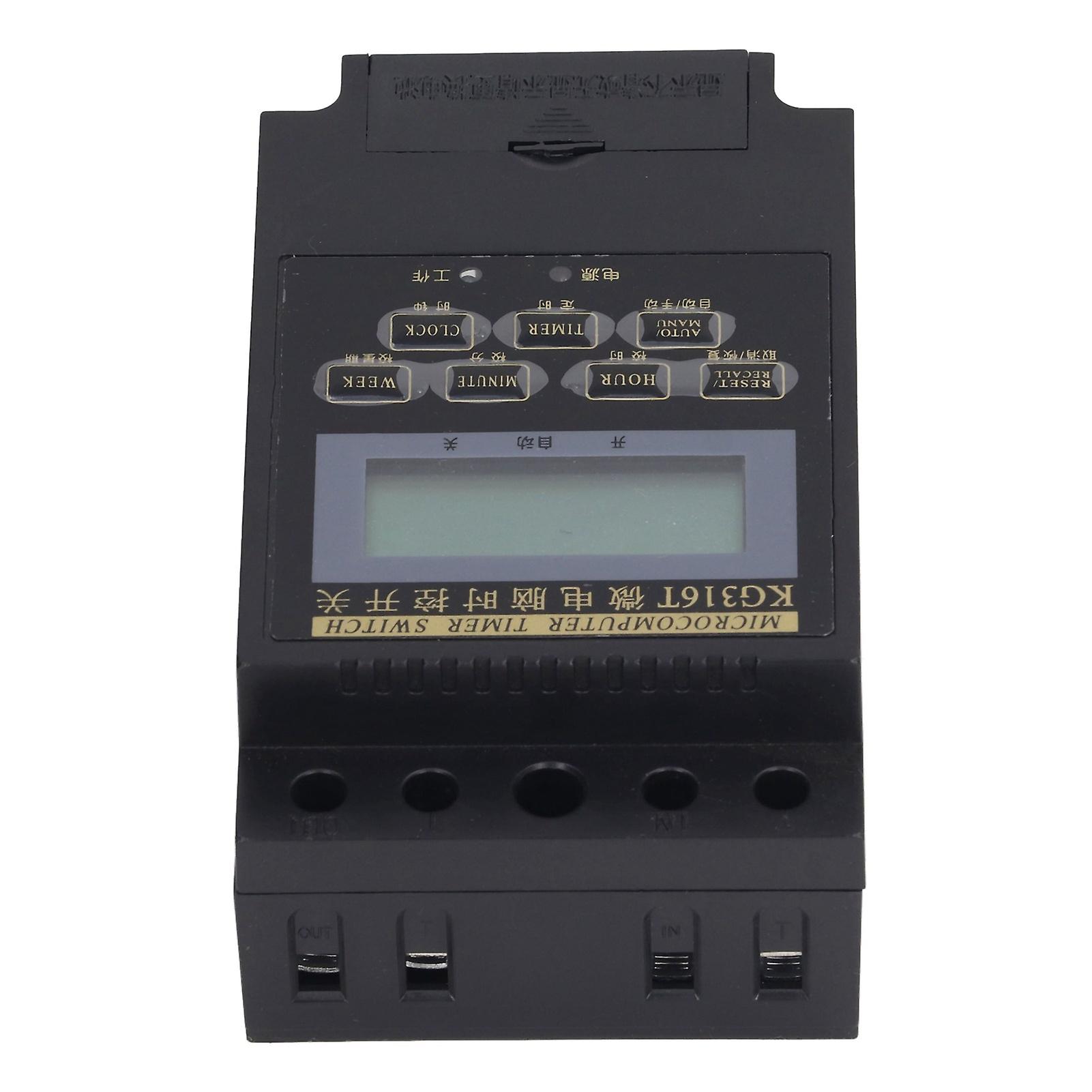 25A Time Switch Mechanical Timer with Auto Controller and Power Off Memory for Light Motor