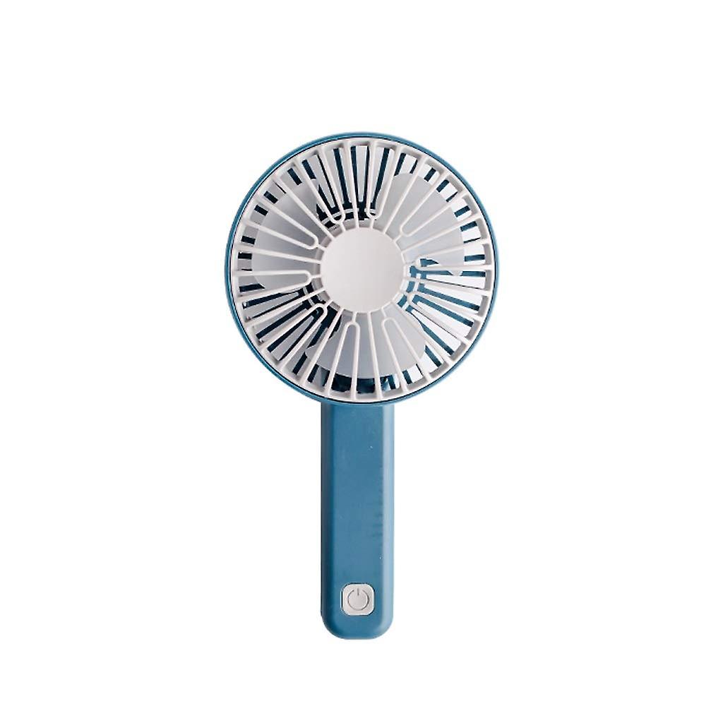 Portable Mini Fan USB Rechargeable Hand Fan (Blue)