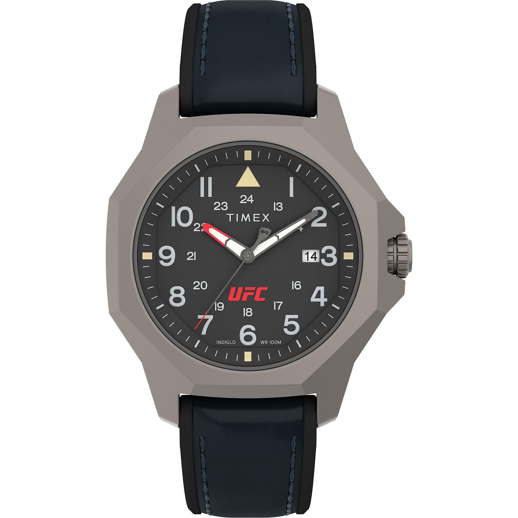 Timex Men's Watch Wristwatch Analog Silicone TW2V85700 UFC Reveal