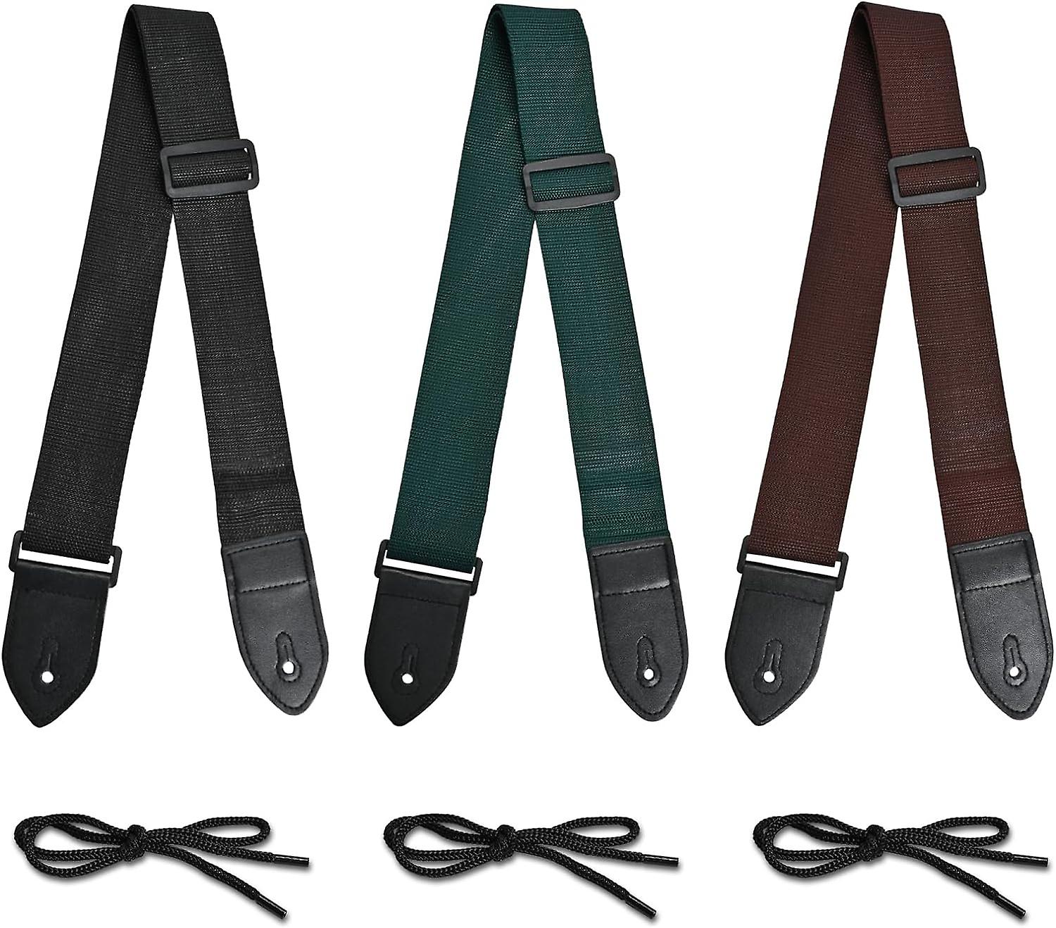 SQCLV gitarrremmar - justerbar akustisk och elektrisk basrem