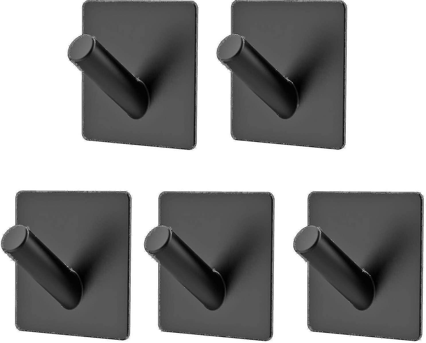 Towel Hook 5 Pack Self Adhesive Wall Hook 3m Stainless Steel Coat Hook