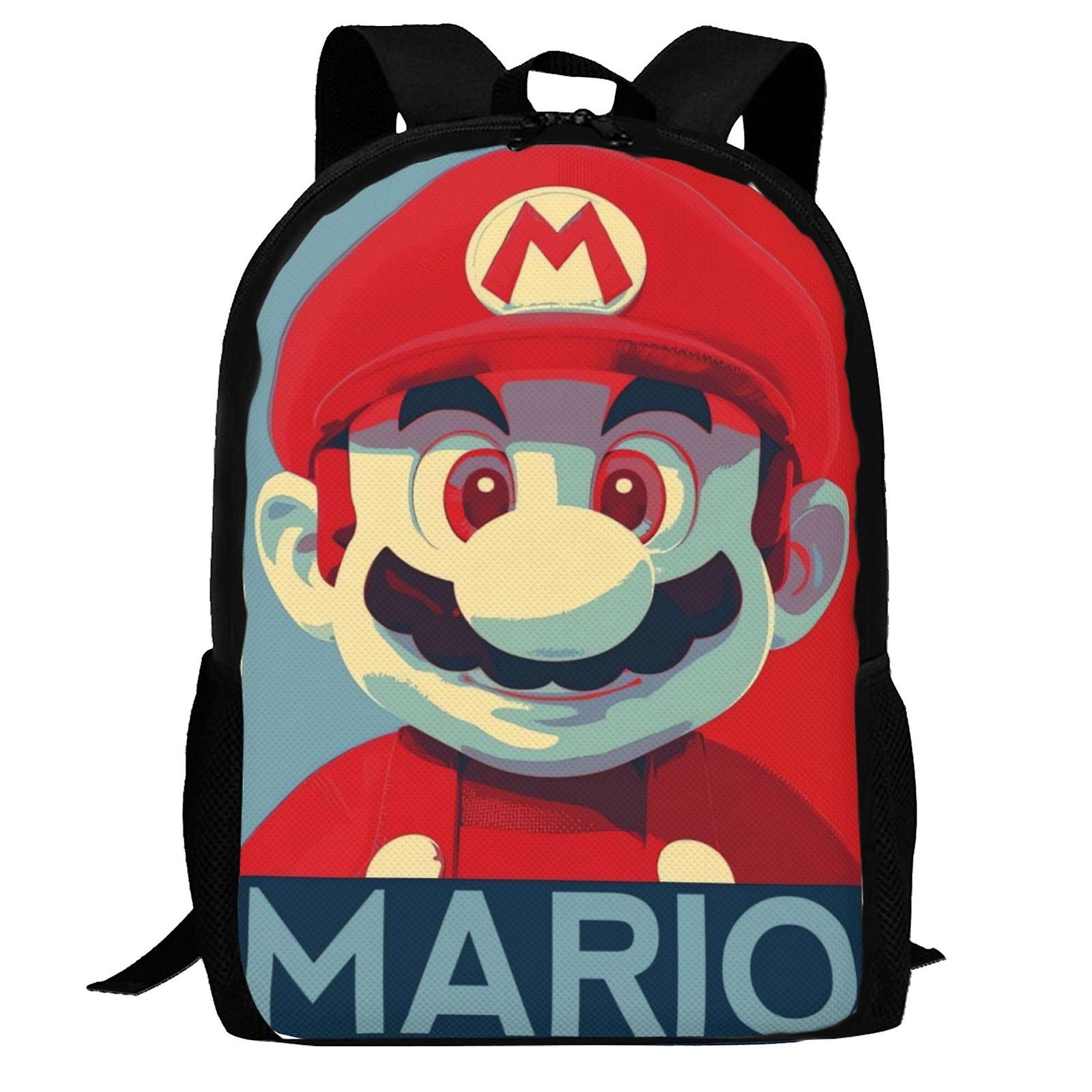 Super Mario Backpack,Laptop Backpack Lightweight Casual DaypackMulti-Function Travel Backpack