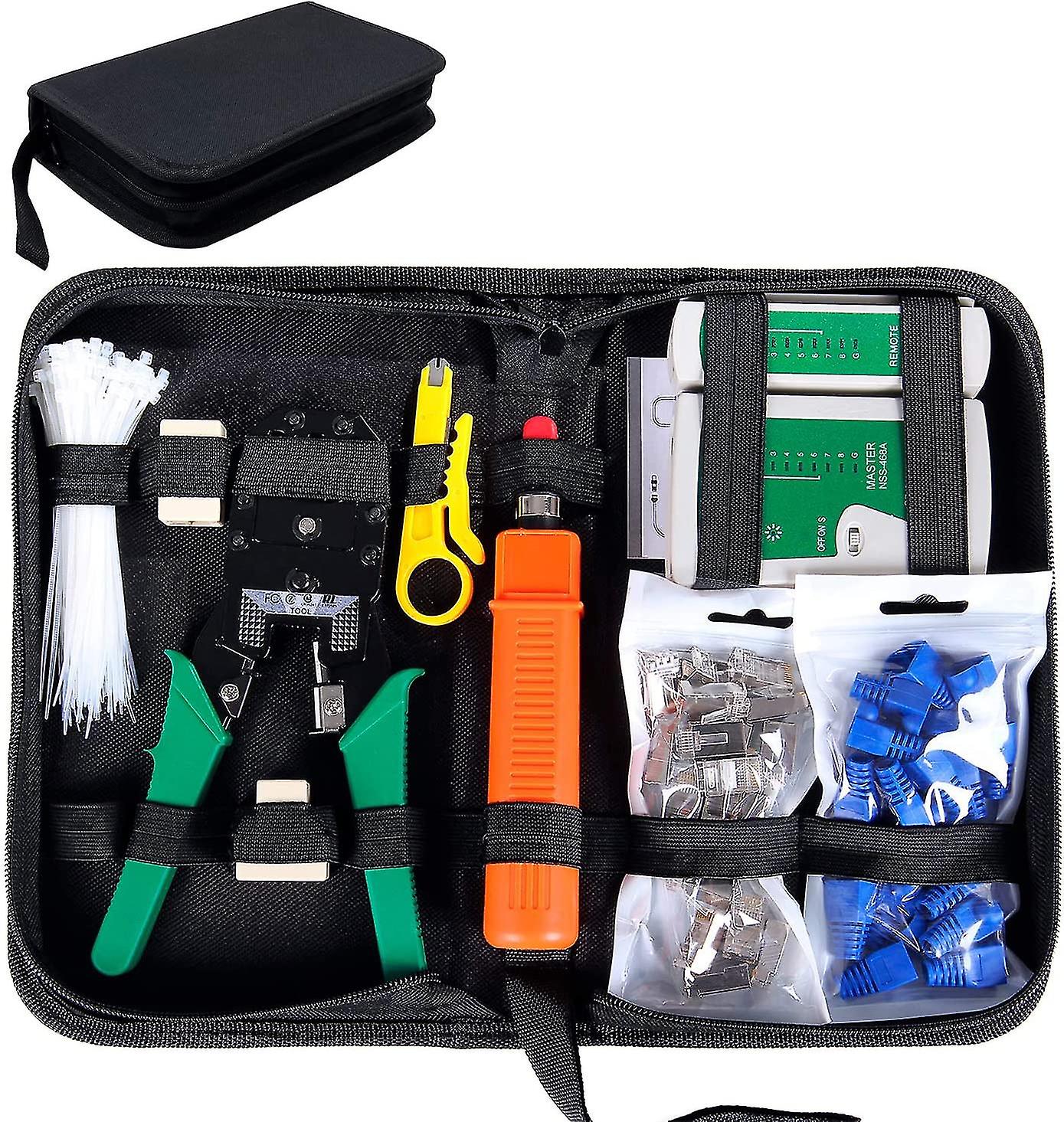 9 In 1 Professional Network Tester Network Cable Computer Repair Tool Kits Net Tester Maintenance