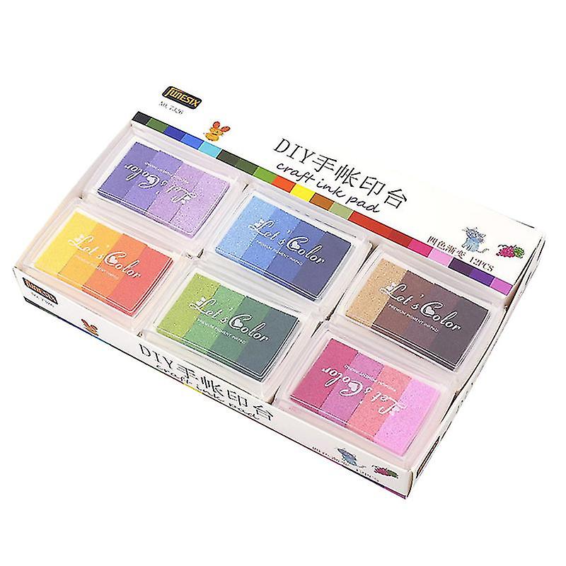 12pcs Kids Ink Pad