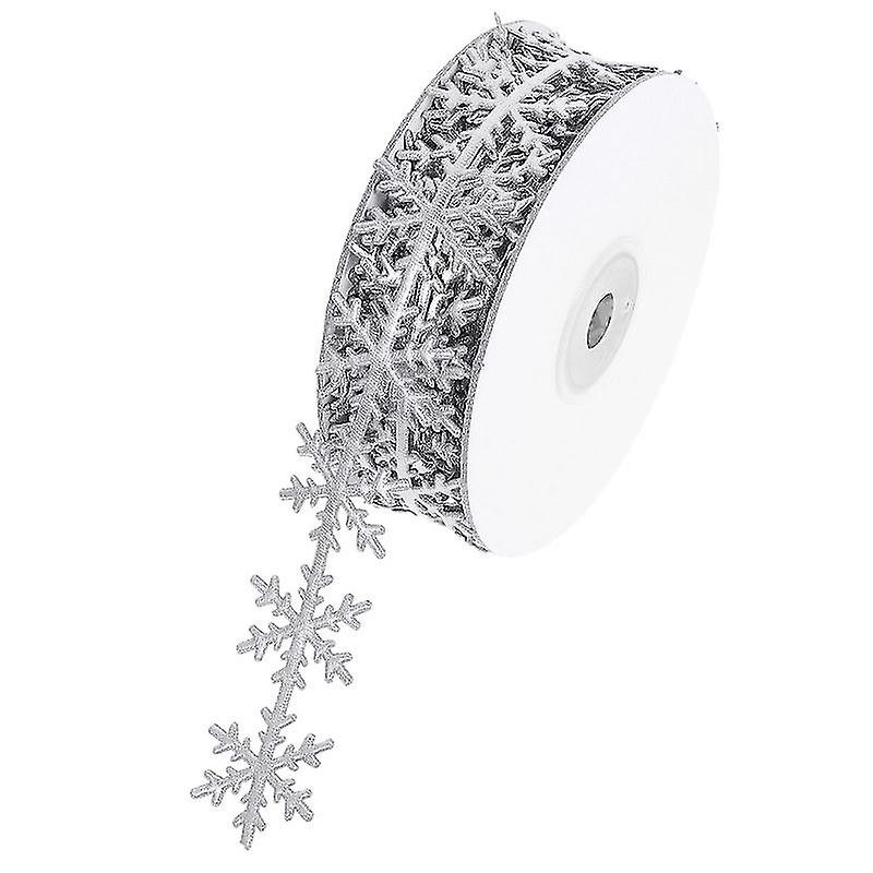 1pcs Polyester Snowflake Ribbon