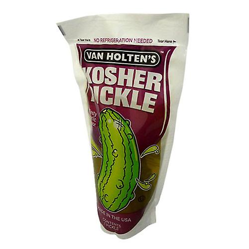 KOSHER PICKLE Van Holtens Pickle-in-a-Pouch Mouthwatering and Delightful Snack