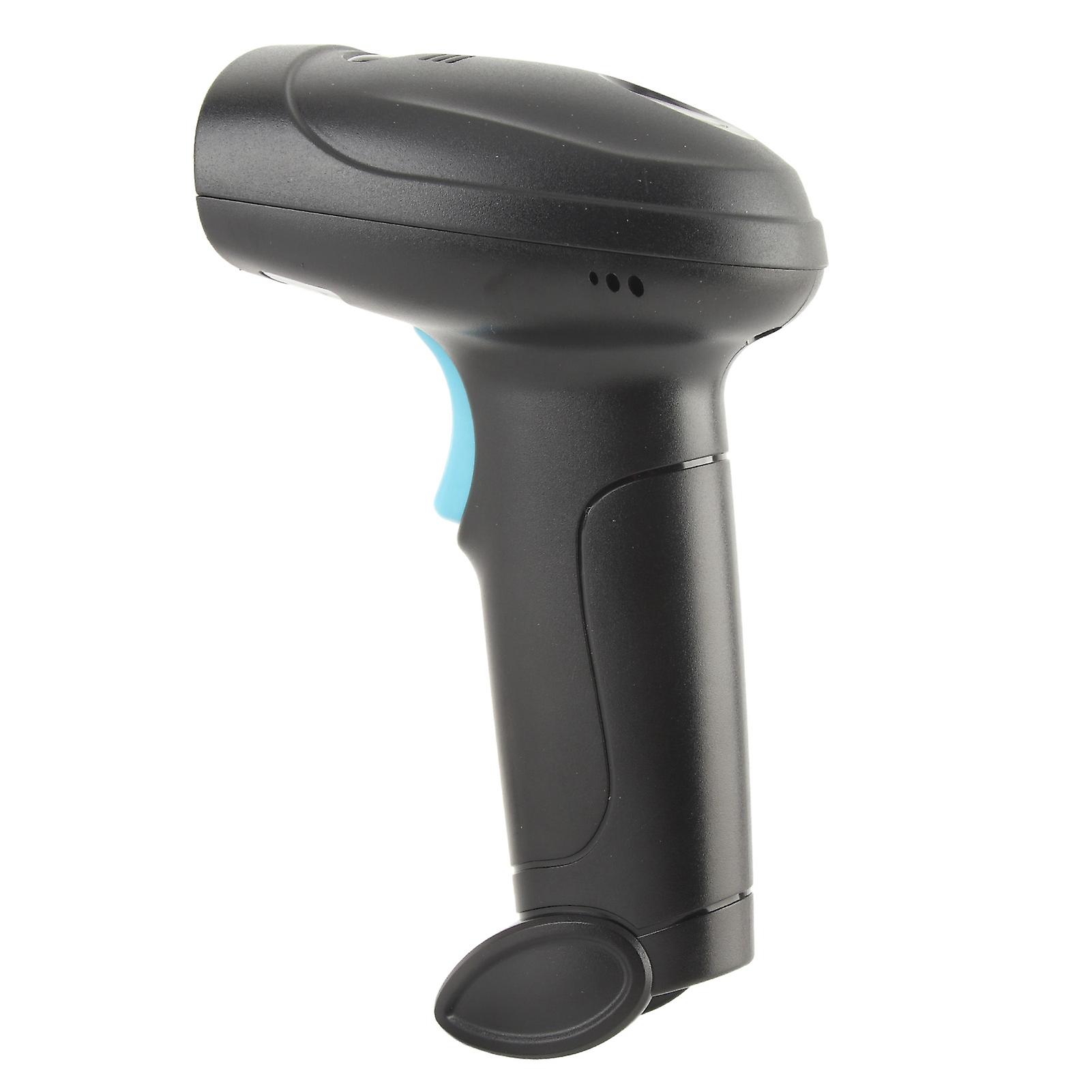2.4G Wireless Barcode Scanner Smart Voice 1D 2D Barcodes Handheld Scanning Gun for Store Warehouse Built in Battery 