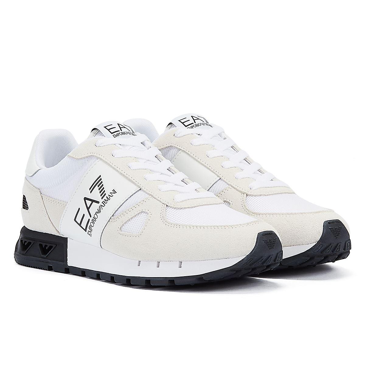 EA7 Legacy Men's White/Black Trainers