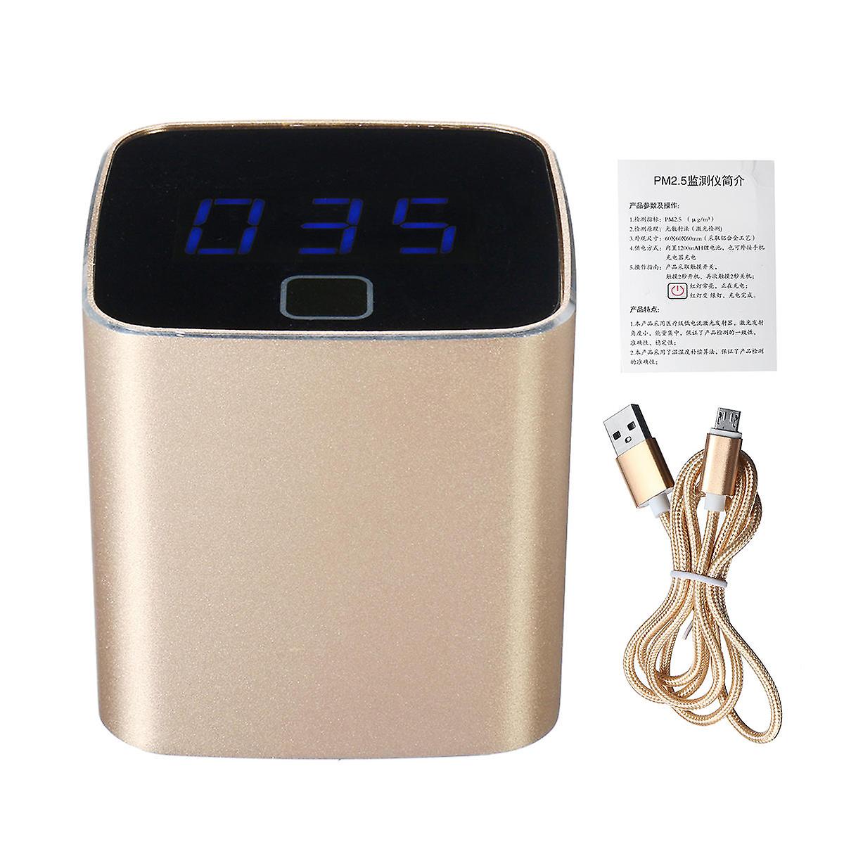 Mini Pm2.5 Air Quality Tester Particulate Meter Monitor Rechargeable