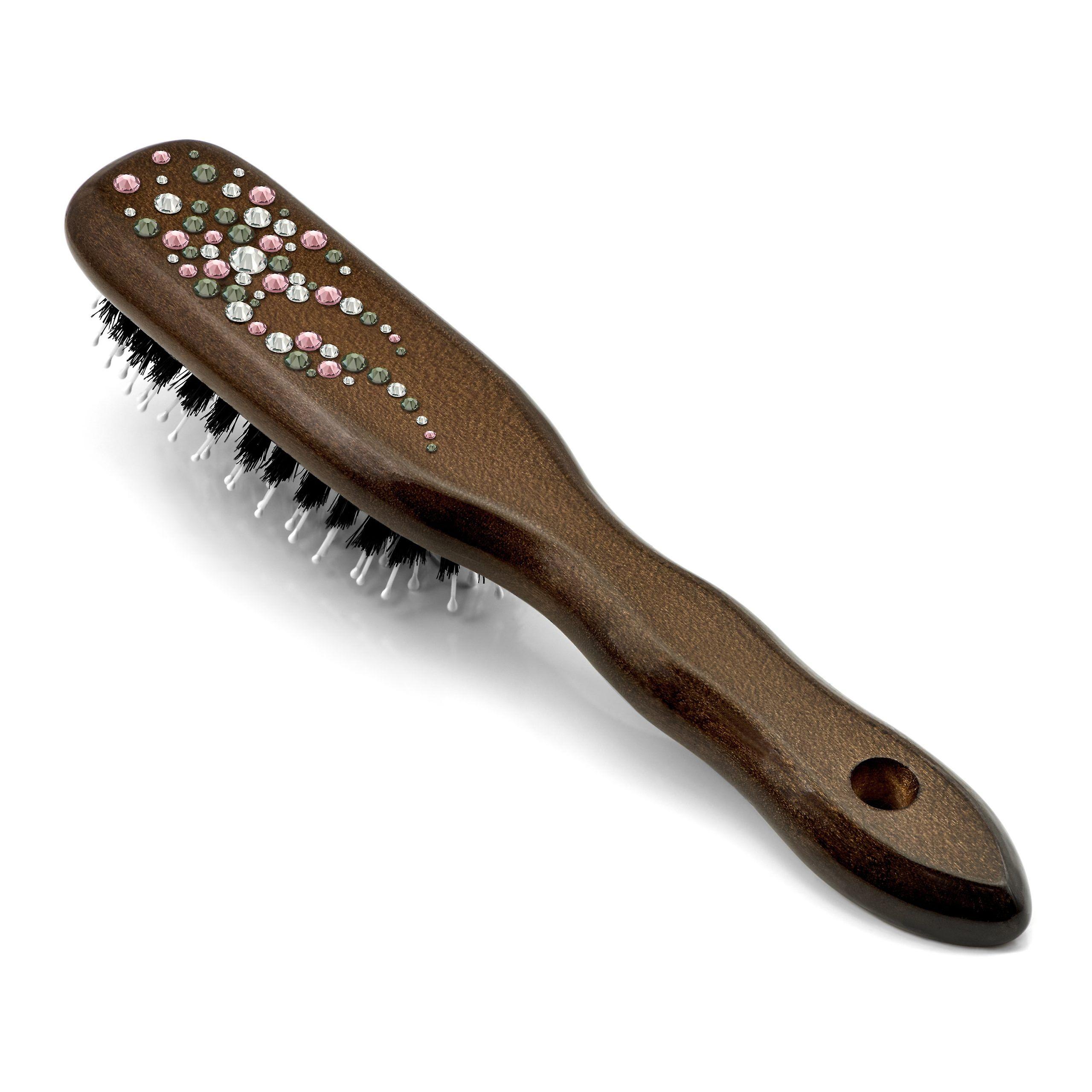 Hair brush Swarovski HBMB-19.1 - Light Rose