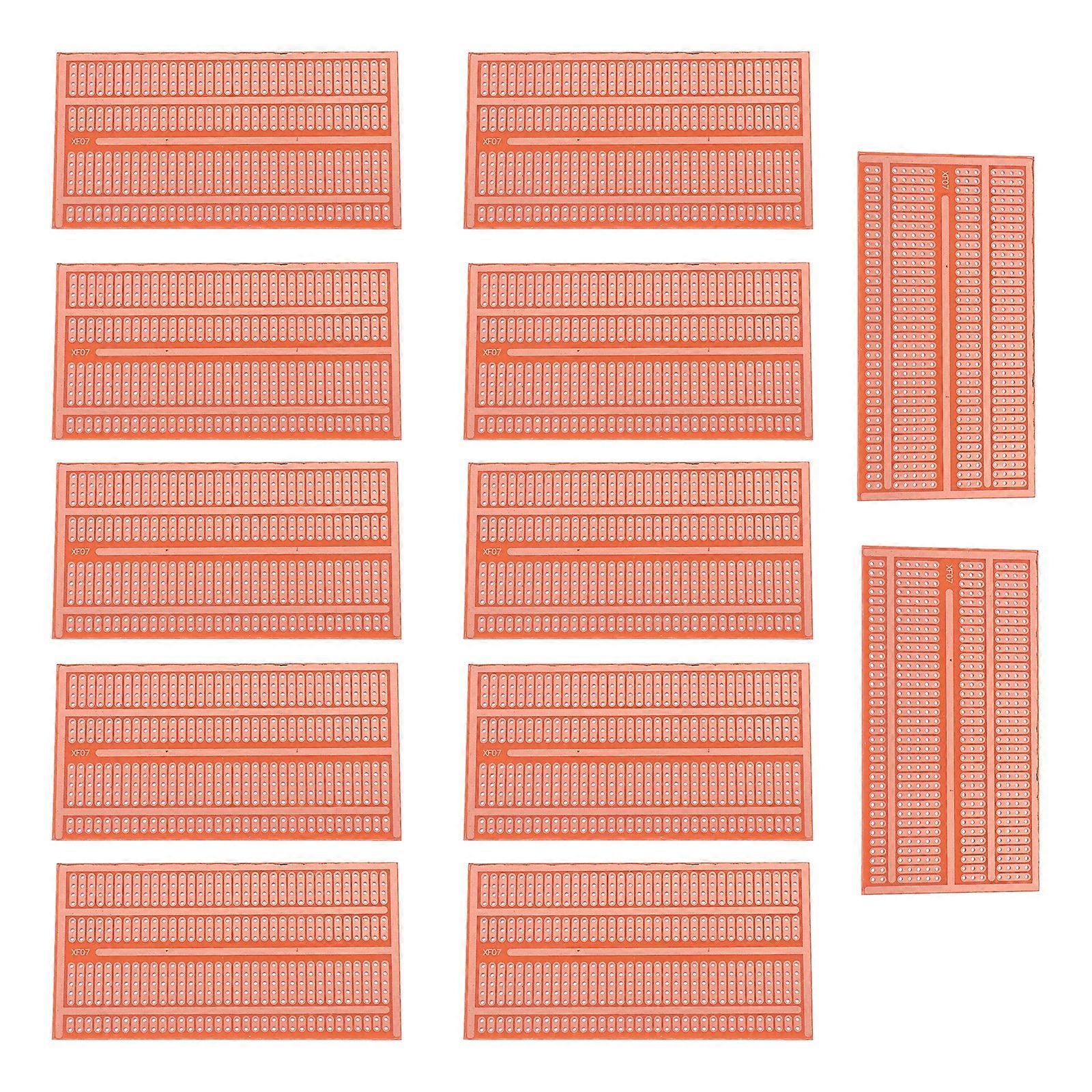 12pcs Durable Common Circuit Plate Single Side Thick Board Circuit Supplies