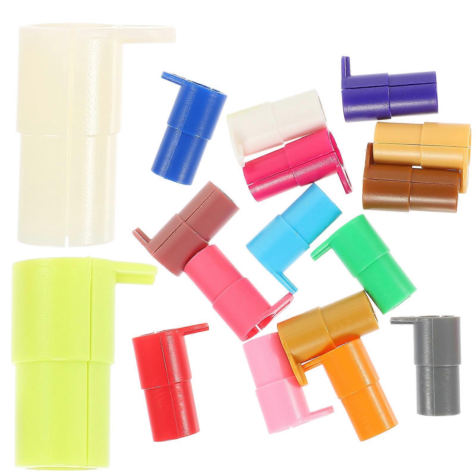 17pcs Colored Replacement Spare Pen Adapters Accessories Compatible with Cricut Maker