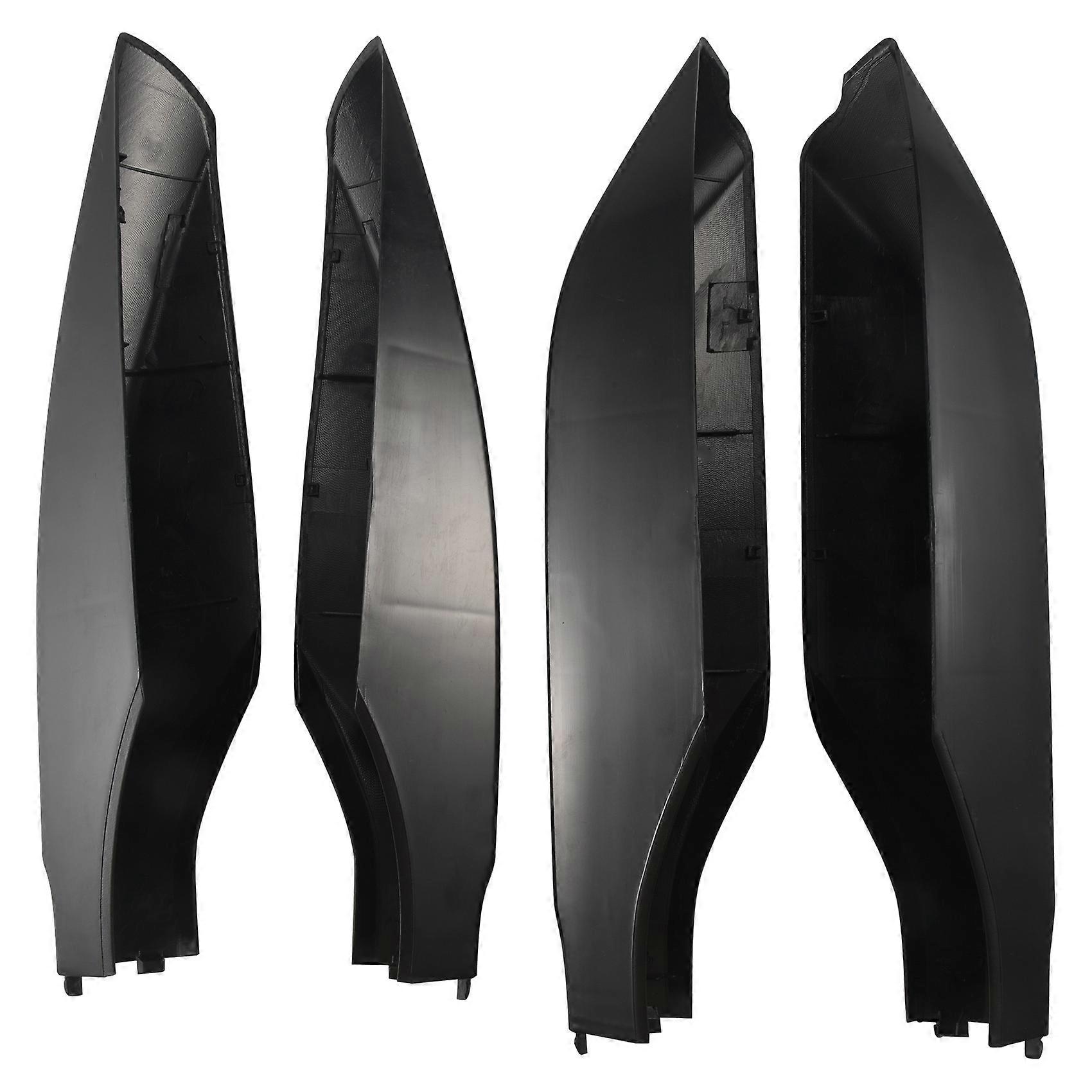 4Pcs/Set Black ABS Car Roof Rack Cover Rail End Shell Protect for Prado FJ150 2010-2019