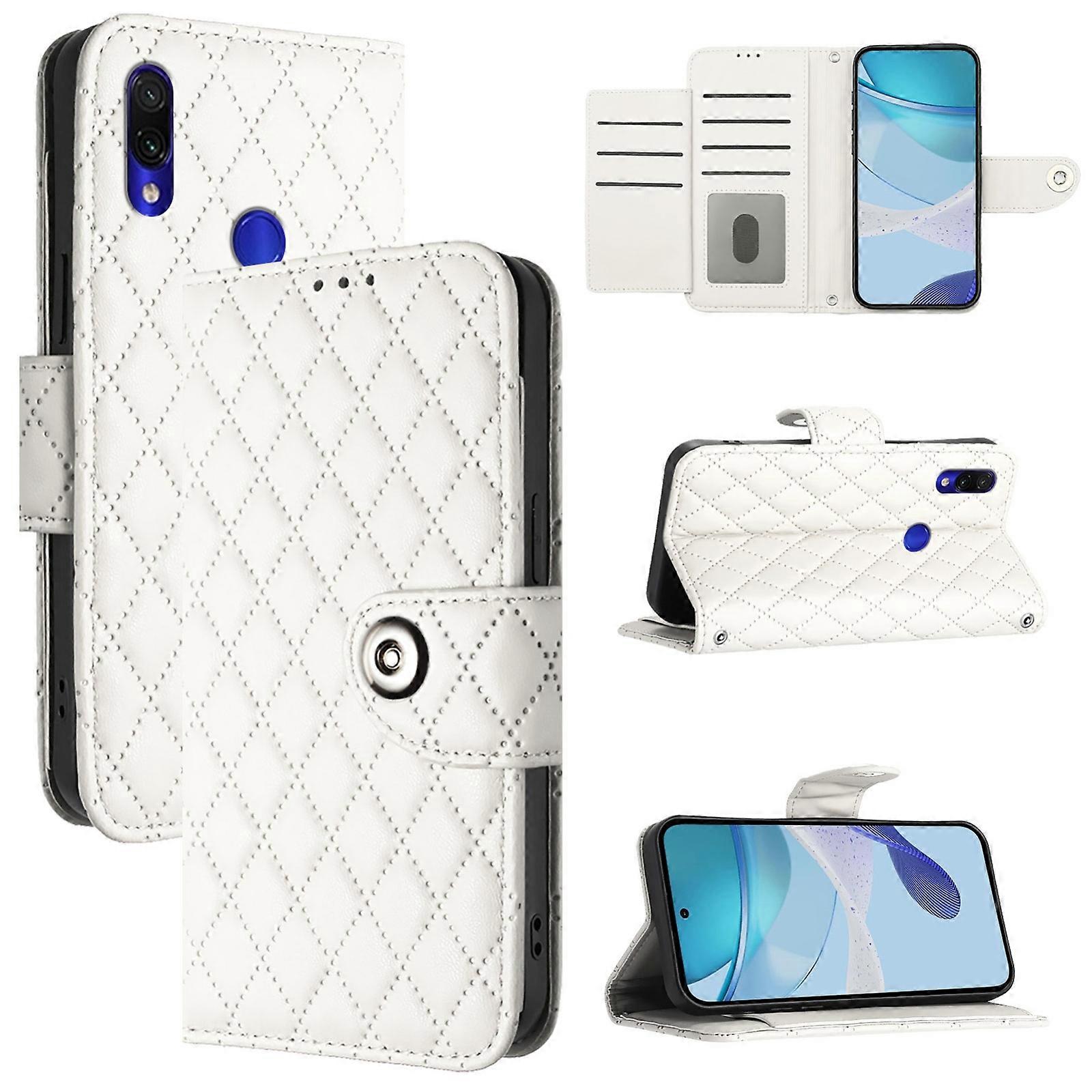 Rhombic PU-deksel til Redmi Note 7 / 7 Pro / 7S