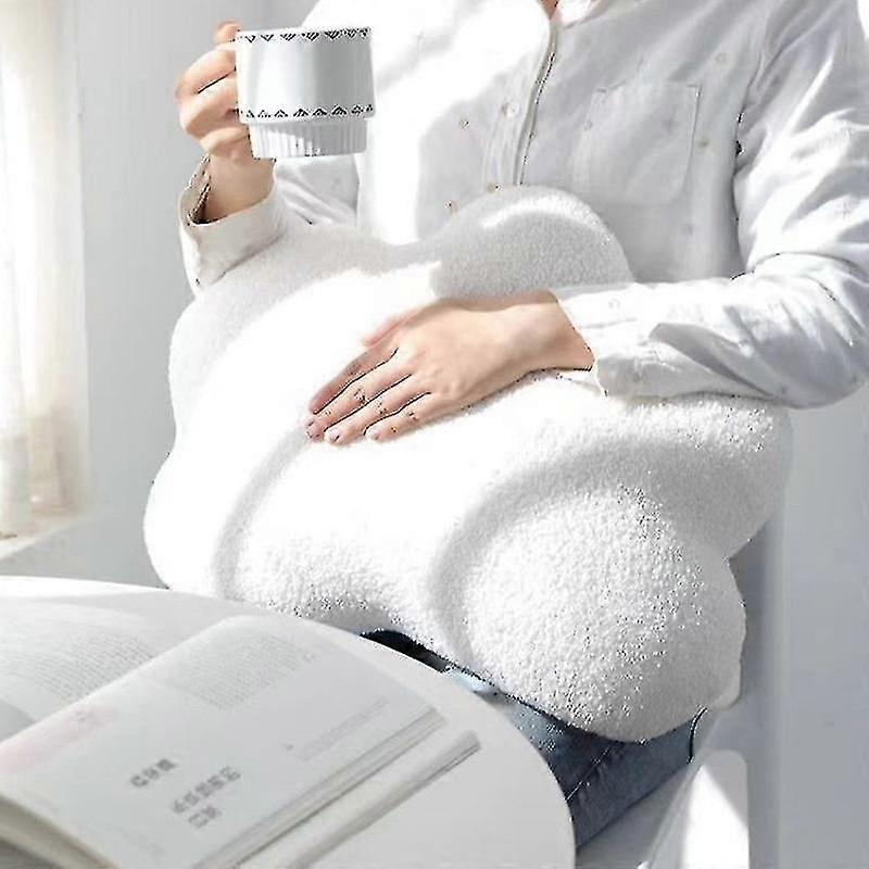 Cloud Shaped Pillows, Soft Plush Nap Pillow Sofa Cushion, Lovely Cloud Waist Rest Cushion Bedrest Reading Pillows