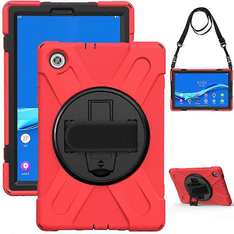 Tablet Case for Tab M10 Plus X606F Shock Resistant Funda Cover + Neck Strap