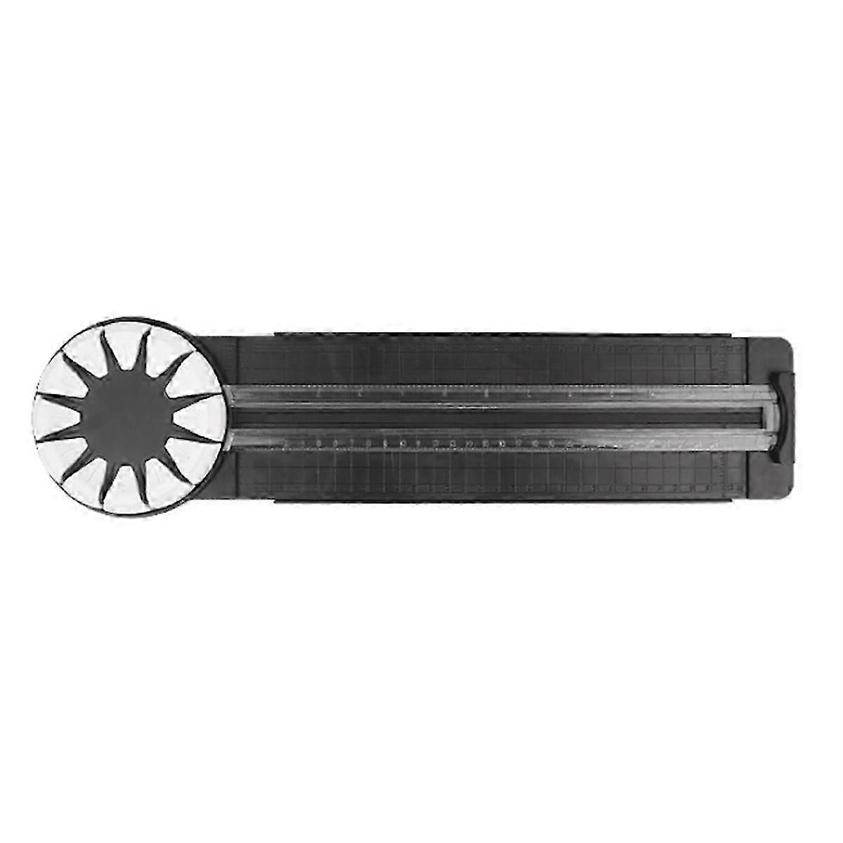 12-in-1 Rotary Paper Trimmer, 12 Style Multifunctional Rolling Paper Cutter with 360Rotating Blade