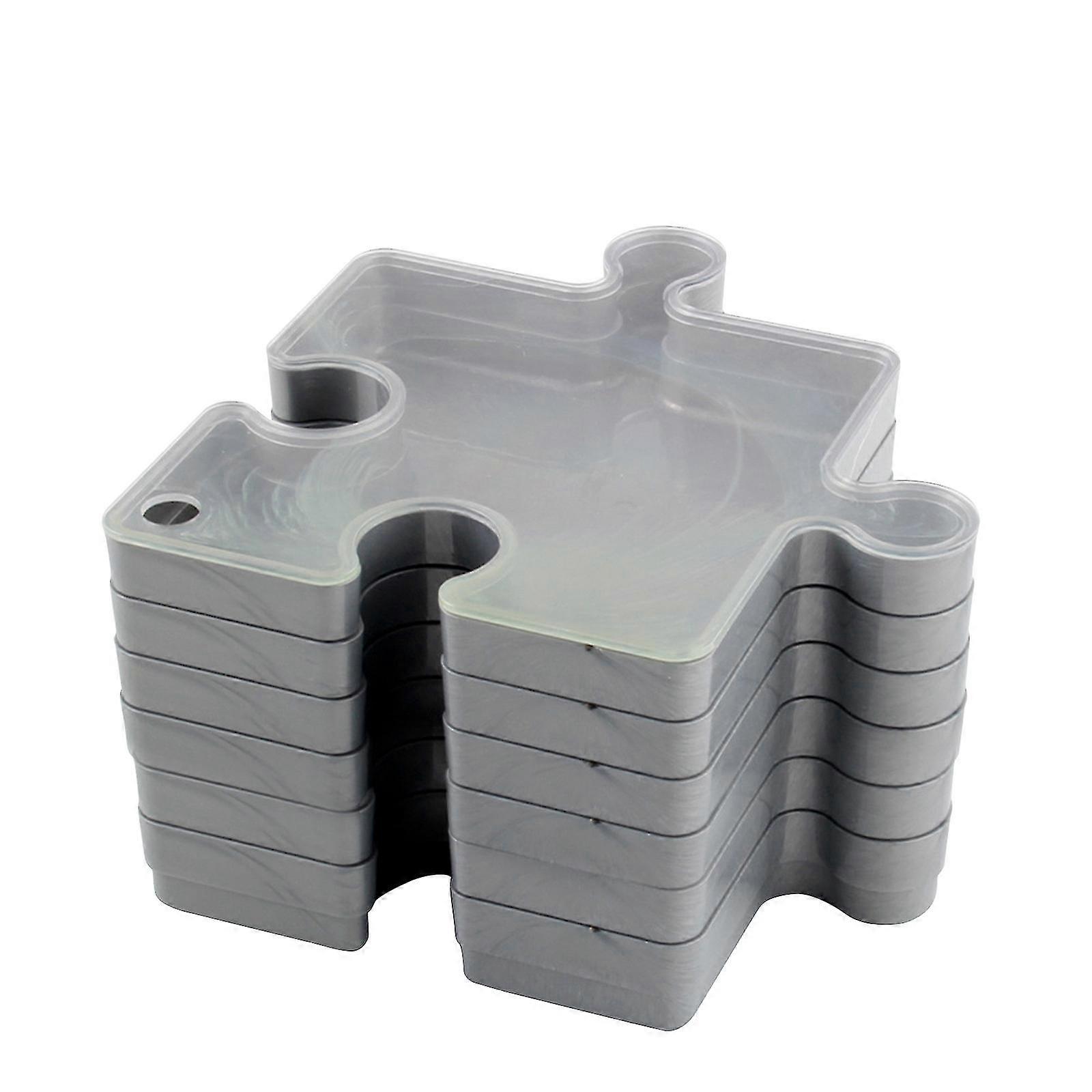 stackable puzzle box puzzle sorting tray plastic sorter puzzle storage box