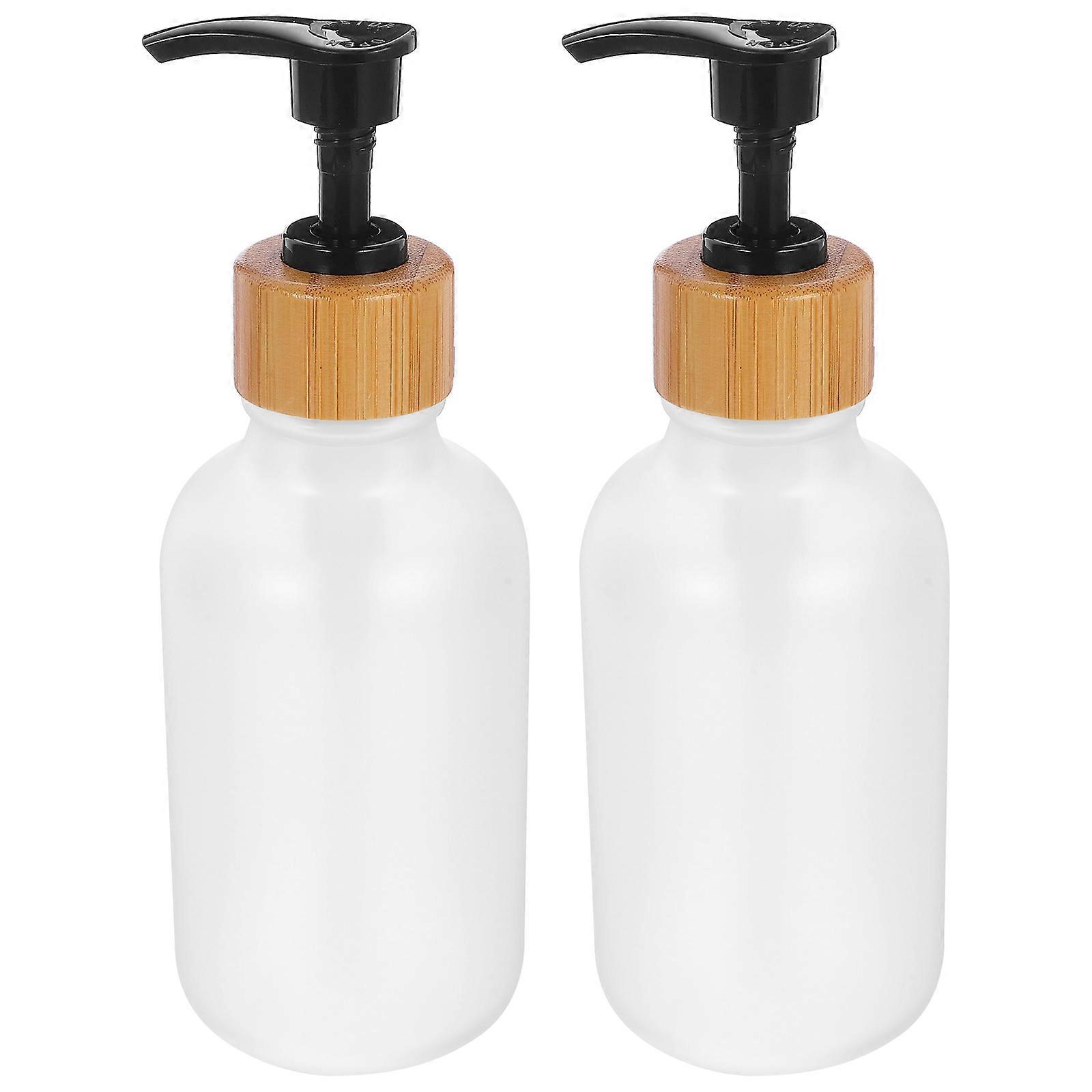 2pcs Soap Pump Bottles Empty Shampoo Dispensers Lotion Pump Bottles Pump Dispenser(300ml)
