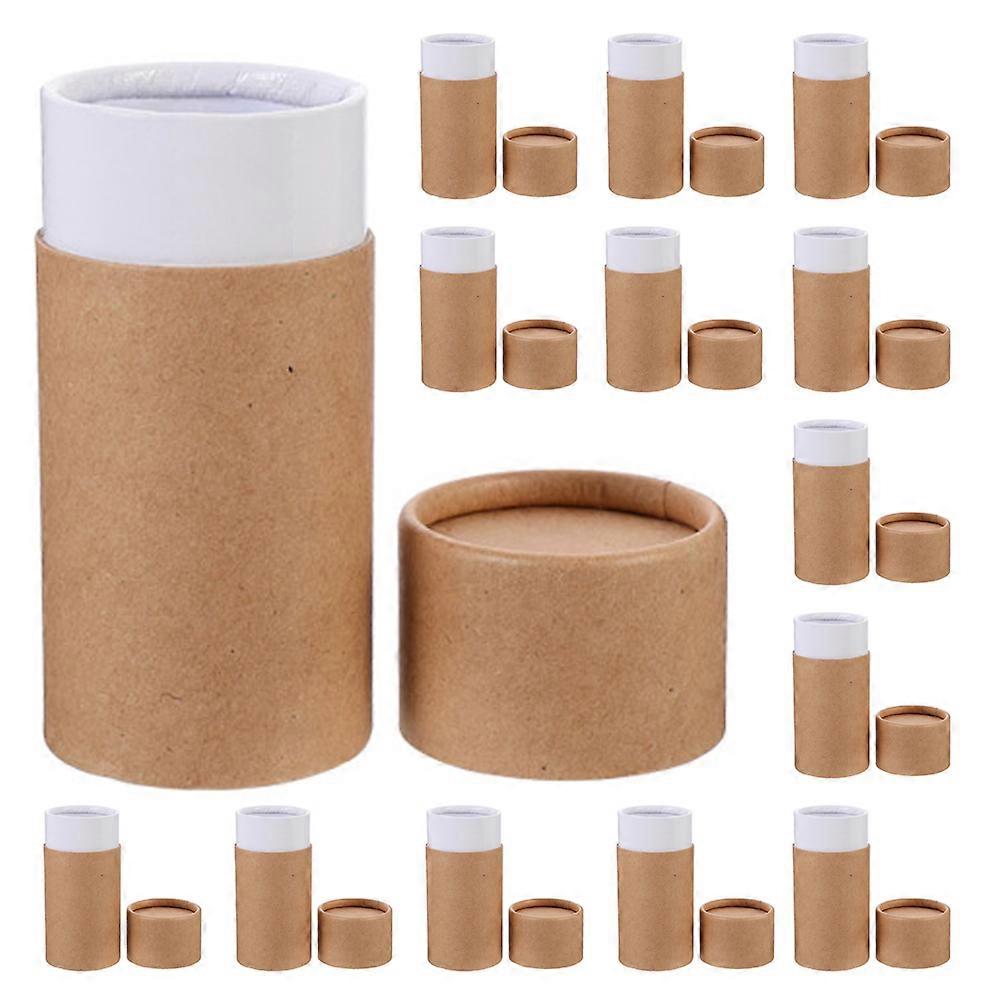 15Pcs Convenient Boxes Paper Storage Jars Household Tea Canisters Storage Accessory