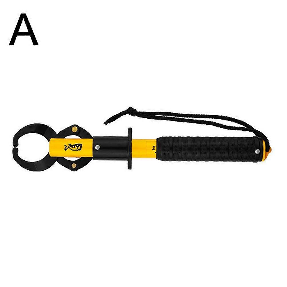 Fish Lip Grabber Portable Fishing Gripper w/ Weight Scale&Ruler Fishing Tool