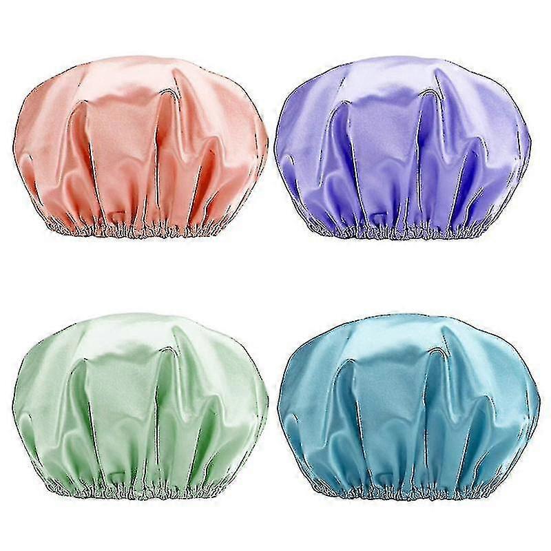 Eva + Satin Bath Caps For Bathing Use