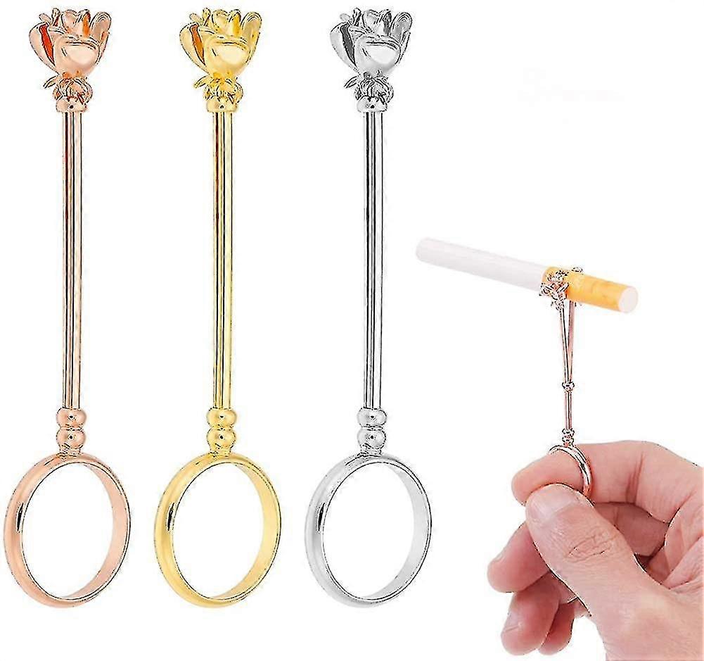 Cigarette Holder For Women,cigarette Ring,cigarette Holder Ring,3 Pcs