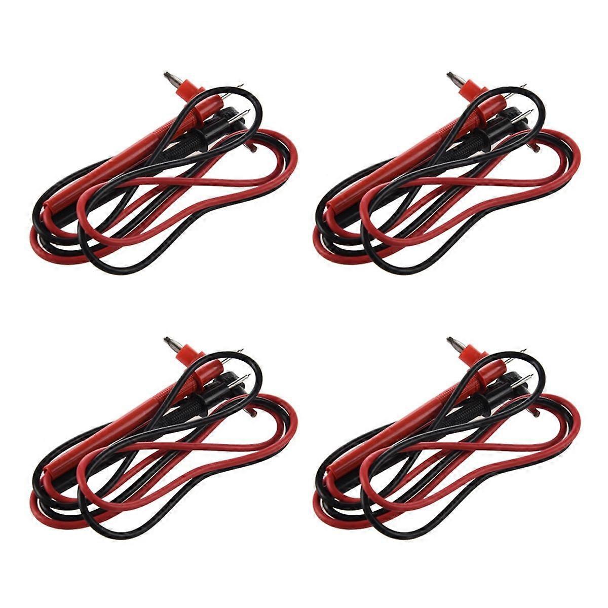 4 Pair 4mm Banana Plug Multimeters Meter Probe Test Lead 26 Inch Long