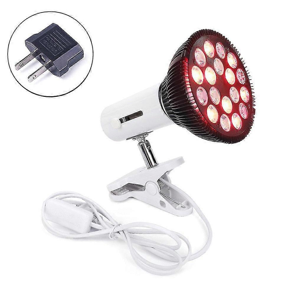 Red light therapy lamp for face 54w 660nm & 850nm infrared light therapy device for muscle joint pain relief skin health tools