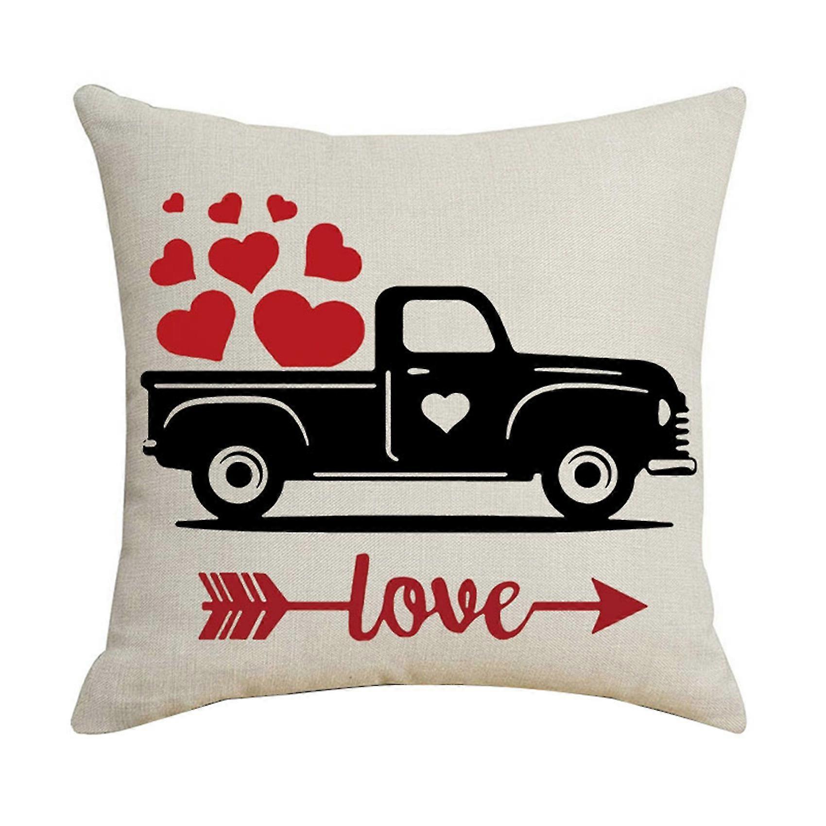 Valentines Pillowcase Love Car Decoration Cover Pillow Case Sofa