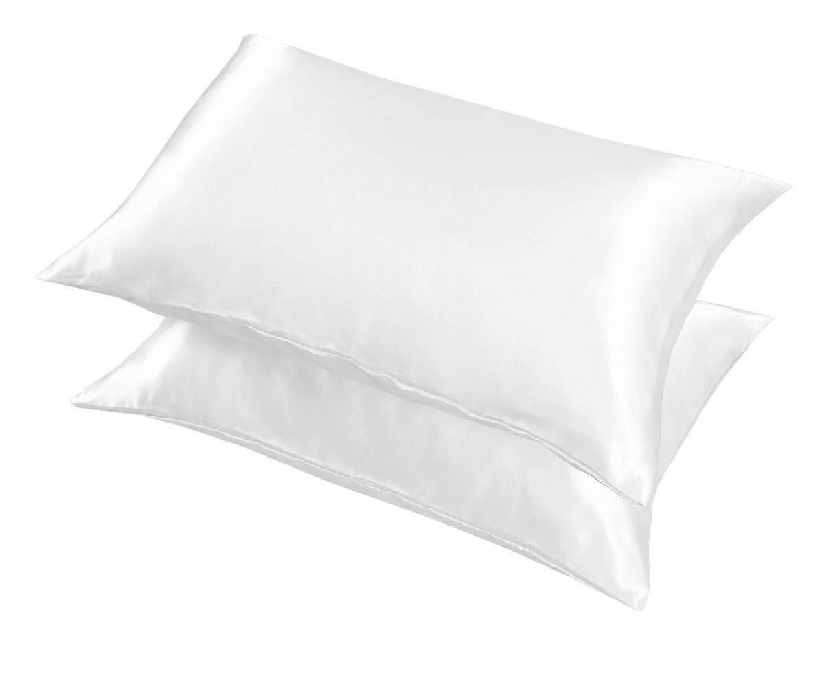 Simulated silk pillowcase Simple silky multi-color pillowcase