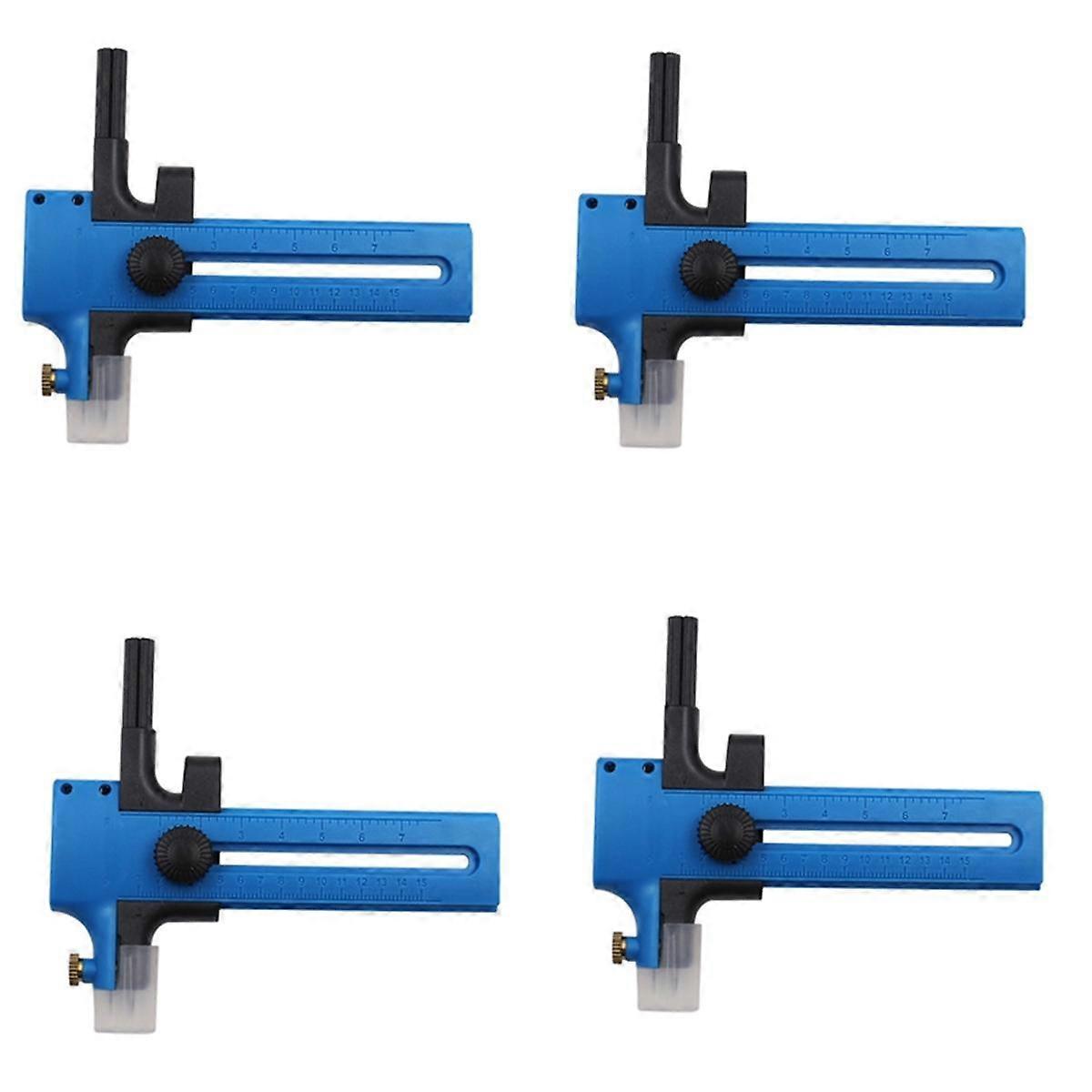 Blue Circular Cutter Adjustable Circular Cutting Tool Suitable for Making Fabric Crafts DIY Handmade Art Tools