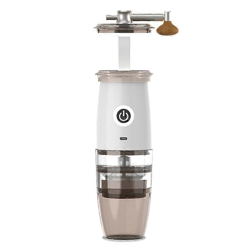 Portable Burr Coffee Grinder 2 in 1 Manual Electric Coffee Bean Grinder with 5 Modes for Espresso Drip Pour Over