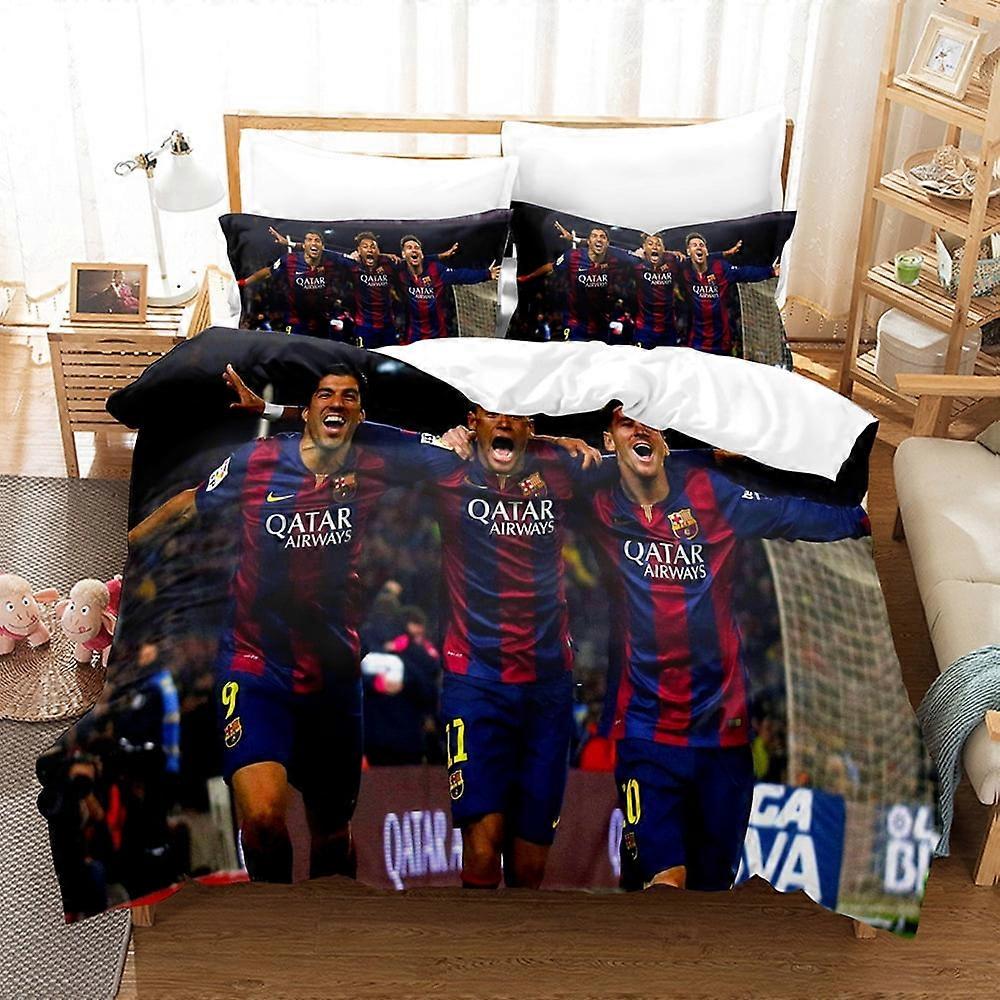 o1734 Football Player M-a-s-s-e-y Series Bedding Digital Printed Three-Piece Set nj1734