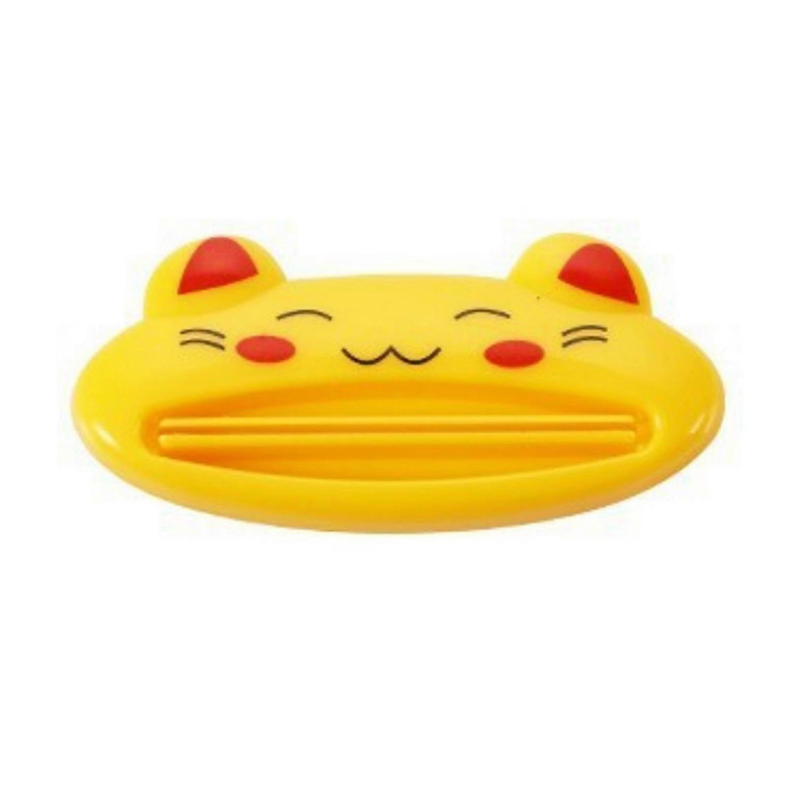 5pcs Cartoon Animal Toothpaste Squeezer Portable Manual Toothpaste Squeezer for Dormitory and Home Use