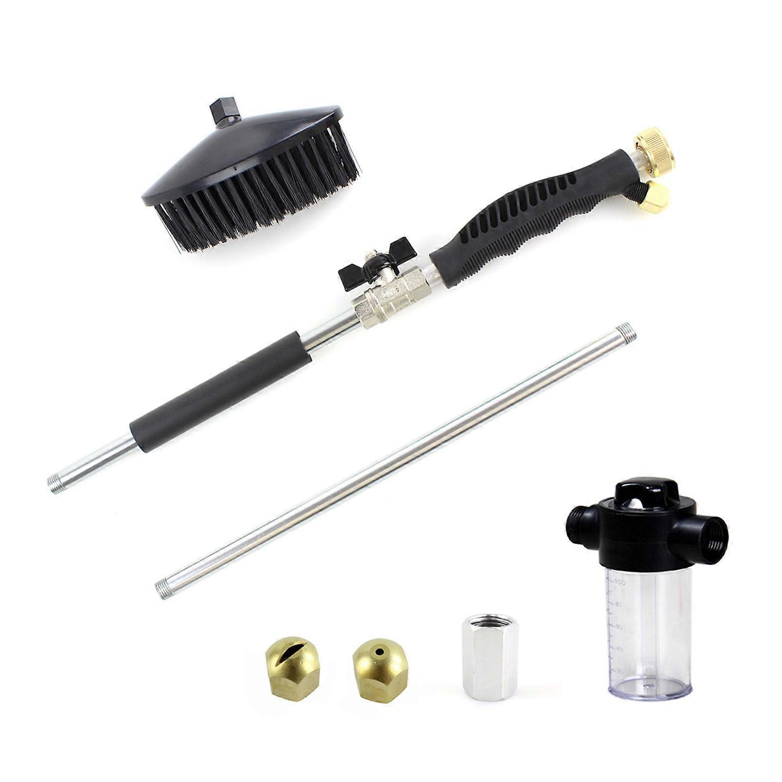 2 in 1 High Pressure Washer Wand Extension Multipurpose Pressure Foam Sprayers Car Washer for Garden Hose